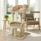 Arbre à chat  Auro - 68cm - Maison felin