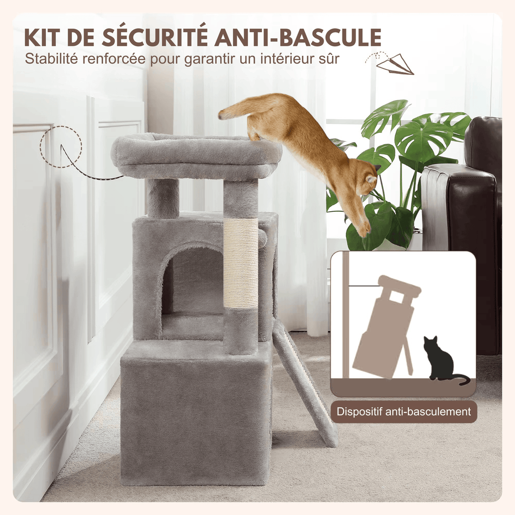 Arbre à chat  Orea - 77cm - Maison felin 