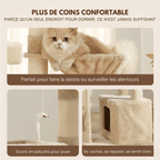 Arbre à chat Suki - 130 cm - Maison felin