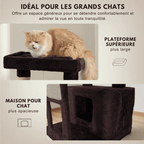 Arbre à chat Suki - 130 cm - Maison felin