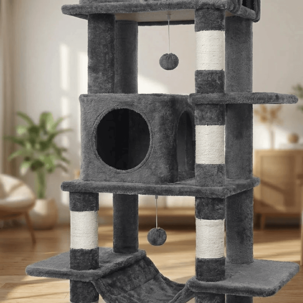 Arbre à chat XXL Liane - 170cm - Maison felin 