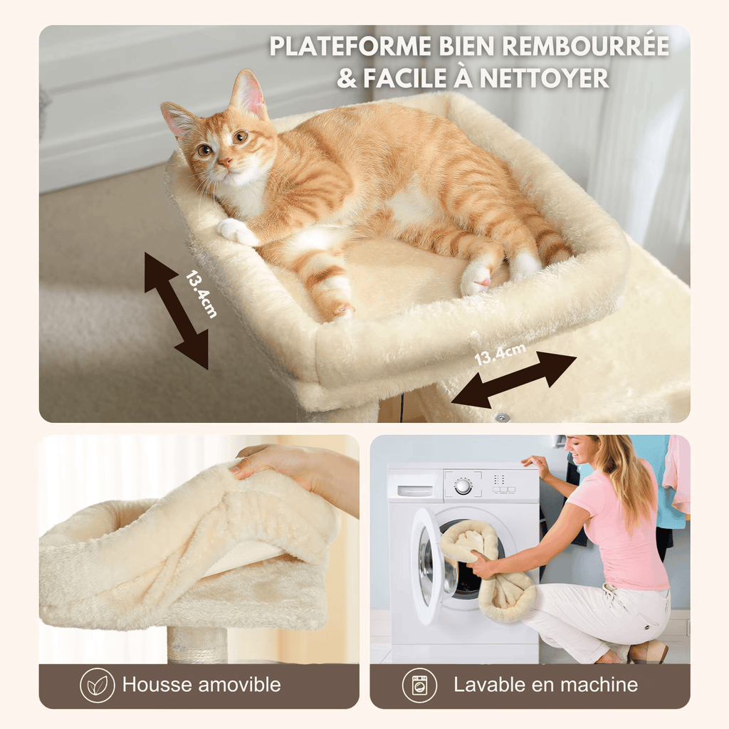 Arbre à chat  Orea - 77cm - Maison felin 