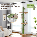 Arbre à chat XXL Luna - 229cm - Maison felin 