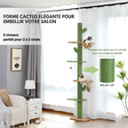 Arbre à chat XXL Luna - 229cm - Maison felin 