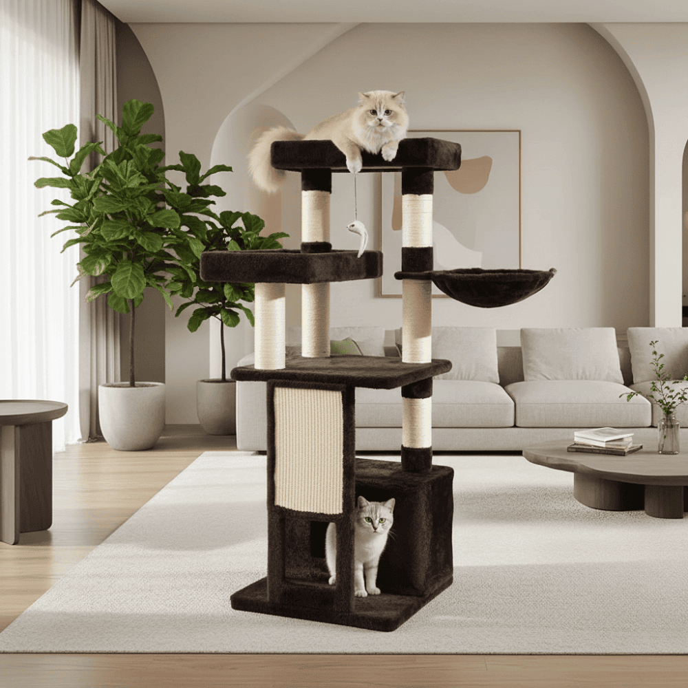 Arbre à chat Suki - 130 cm - Maison felin