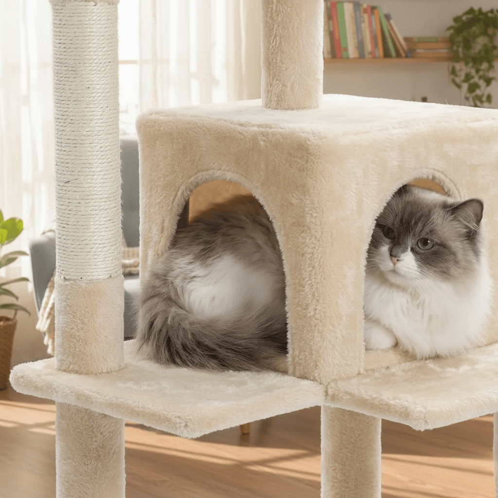 Arbre à chat XXL Liane - 170cm - Maison felin 