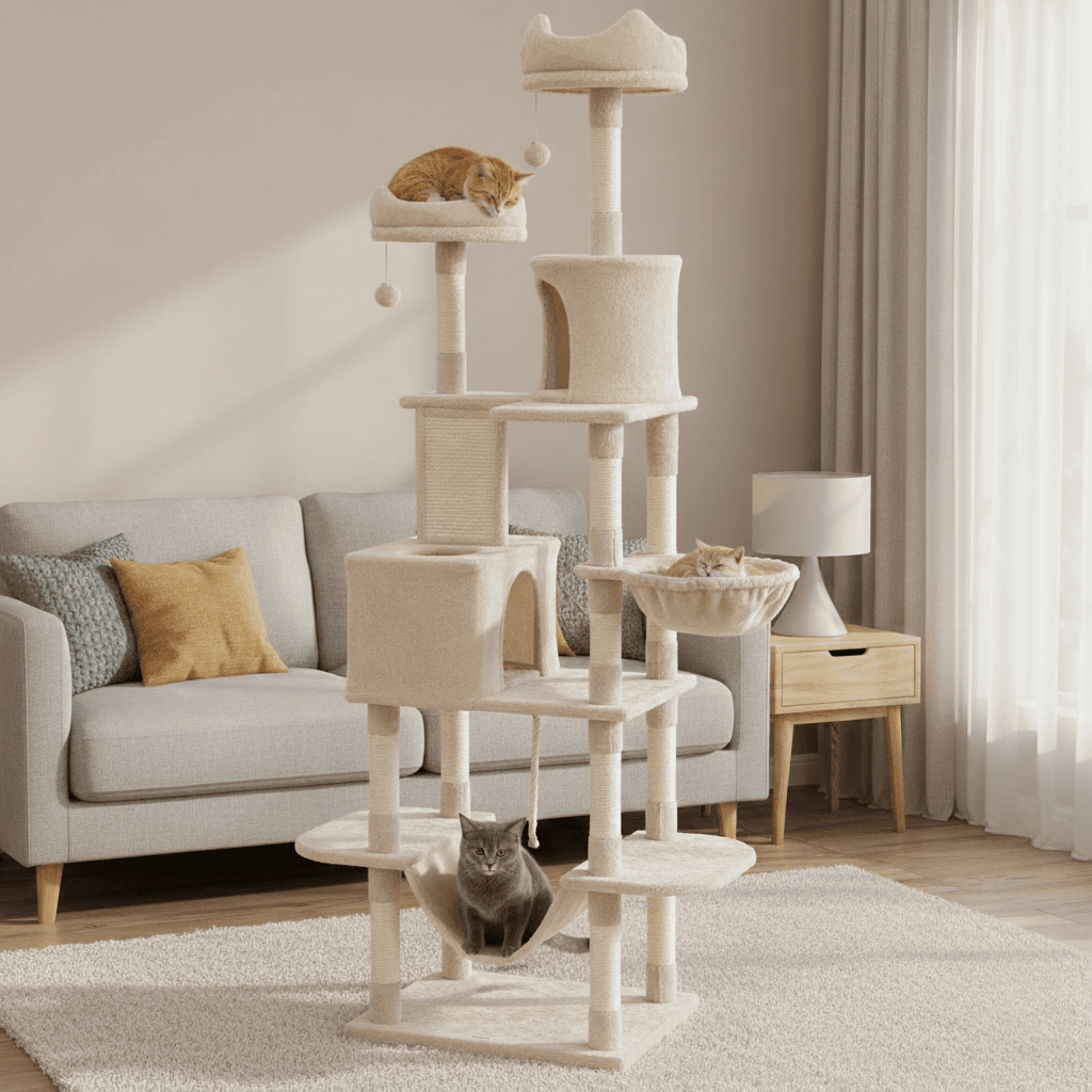 Arbre à chat XXL Éclipse - 206cm